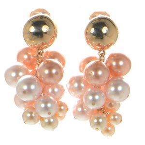 Oscar De La Renta Rose Gold-tone Vine Cluster Clip-On Earrings